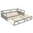 Wooden Daybed With Trundle Bed And Two Storage Drawers-1487735302