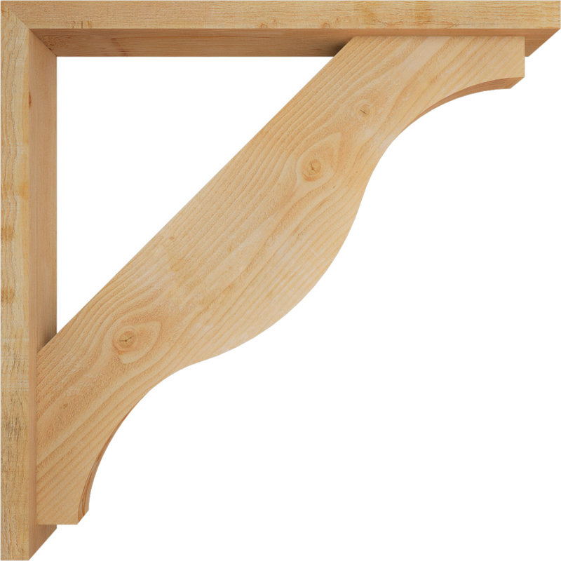 Support Funston Block avec support décalé, 40 x 40, Sapin Douglas de l 4 po (scié brut)