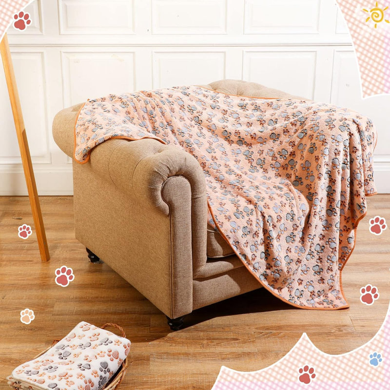 Animal Print Velvet Pet Blanket
