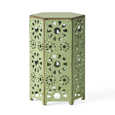 Versatile Iron Side Table For Outdoor Delight, Enhancing Patio Experience by Dakota Fields