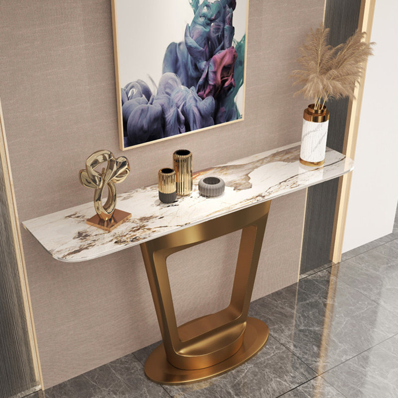 Console en métal de style italien, H 33,4 po x l 70,8 po x P 15,7 po