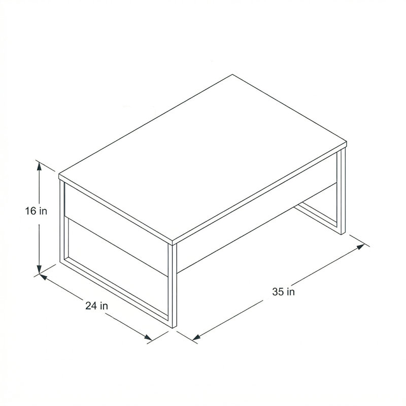 Aethelred 35" Coffee Table