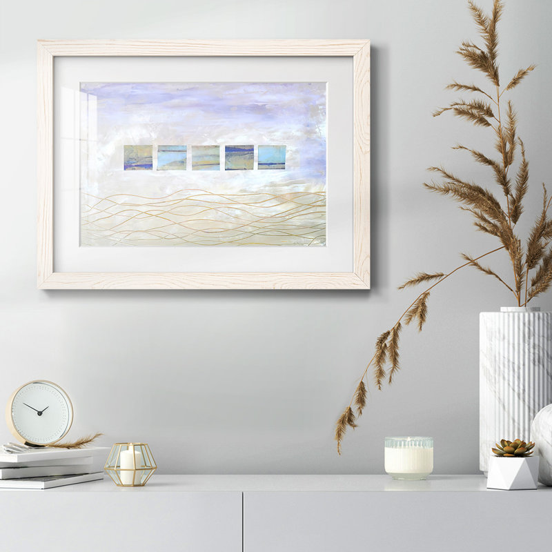 " String Windows II ", White, 14" H x 20" W x 1.5" D