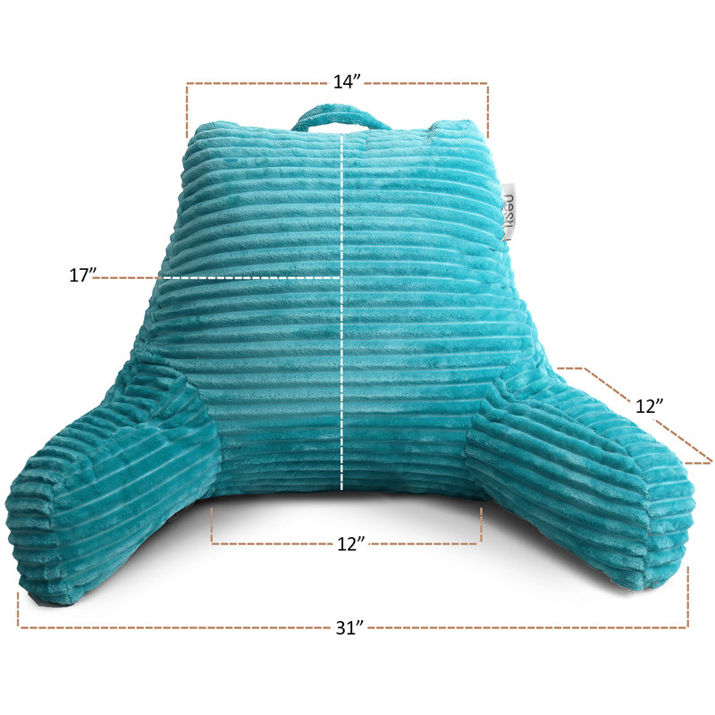 Nestl Reading Pillow , Large, Teal