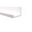 60" x 5" Picture Ledge Wall Shelf White - Modern Floating Photo Display, MDF Composite, Includes Mounting Hardware