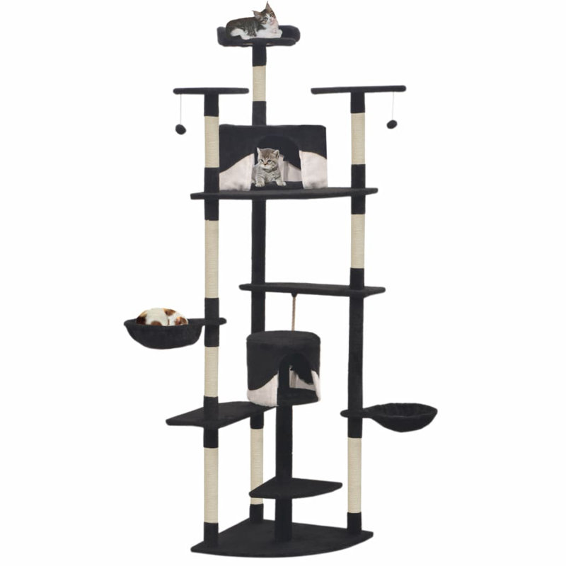Alta 203cm H Cat Tree, Black