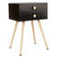 40.6cm W Solid Wood Bedside Table