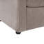 Canapé-lit simple 47,2 po Canapé-lit avec matelas pliable, table d'appoint pliable, pochette de rangement latérale et deux ports USB pour le salon-1988352640