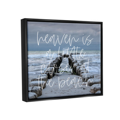 «Heaven Closer At Beach Coastal Floater», art mural par Lil 'Rue