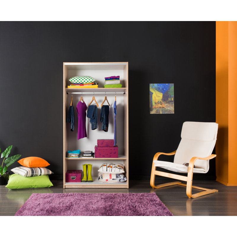 Gerling 2 Door Manufactured Wood Wardrobe, Sonoma
