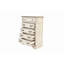 Commode de rangement en bois blanc antique antique avec commode 1 pièce