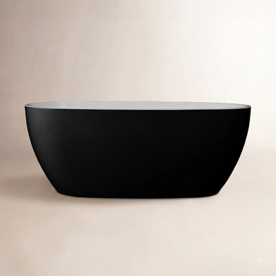 Ember 59" Freestanding Soaking Bathtub