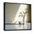 Toile noire avec cadre flottant