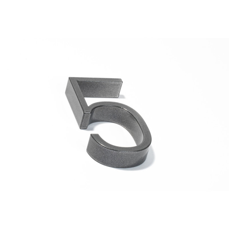 12cm H Stainless Steel House Letter, 5
