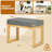 Shoe Bench Solid Wood, Thicken Frame and Soft Cushioned Seat, Entryway Shoe-Changing Bench for Small Spaces, Living Room, Bedroom, Easy to Assembly-1503308905