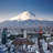 Tokyo Top View Sunset - Wrapped Canvas Print-1185172204