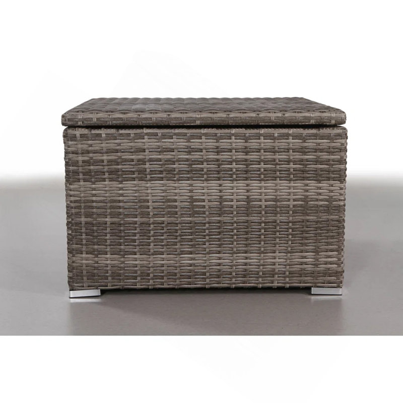 Fully Assembled Outdoor Storage End Table
