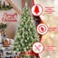 Arbre de Noël avec 300 lumières DEL blanc chaud-351264036