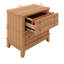 Ensemble de 2 tables d'appoint Hazel à 3 tiroirs pour le salon, le couloir et le vestibule Hazel