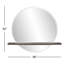 Miroir d'appoint moderne avec tablettes