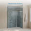 Receveur de douche rectangulaire extra-plat Lenora 152,4 cm x 91,4 cm avec bonde latérale dissimulée, blanc Carrara