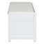 43" Distressed Shutter Storage Bench, Entryway Storage with Storage-1992143309
