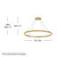 Althea 1 - Light LED Chandelier-7994618