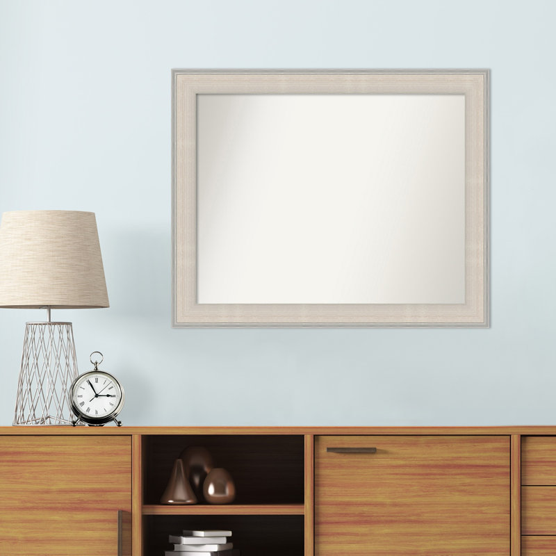 Eassa Solid Wood Wall Mirror, 26.5" x 32.5", Rectangle