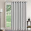 1‑Panel Linen‑Textured Blackout Door Curtain-1826289446