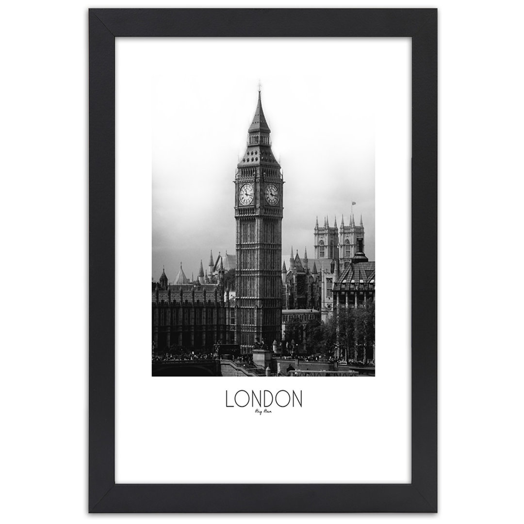 Bilder mit Rahmen, London – Big Ben