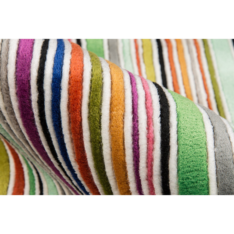 Wool Striped Indoor Rug, Rectangle 9'6" x 13'6"