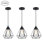 Luminaire suspendu cage 3 lumières Caldervale