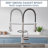 Pull Down Sprayer Single Handle Kitchen Faucet with Touchless Sensor-102175915