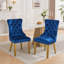 Chaise de salle à manger rembourrée contemporaine (lot de 2)-727024467
