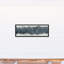 Toile flottante abstraite gris anthracite encadrée-227367751