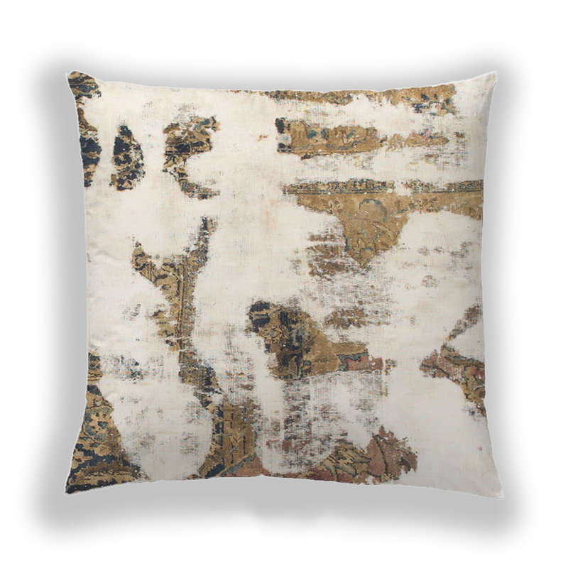 Coussin décoratif abstrait 1035, Microsuède