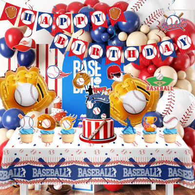 Baseball Party Decorations, ensemble de 118 décorations d'anniversaire de baseball