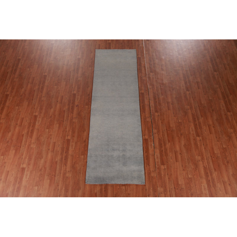 Tapis persan gris Gabbeh 3 x 10