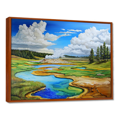 Yellowstone Majesty Lake I - Wyoming Canvas Print
