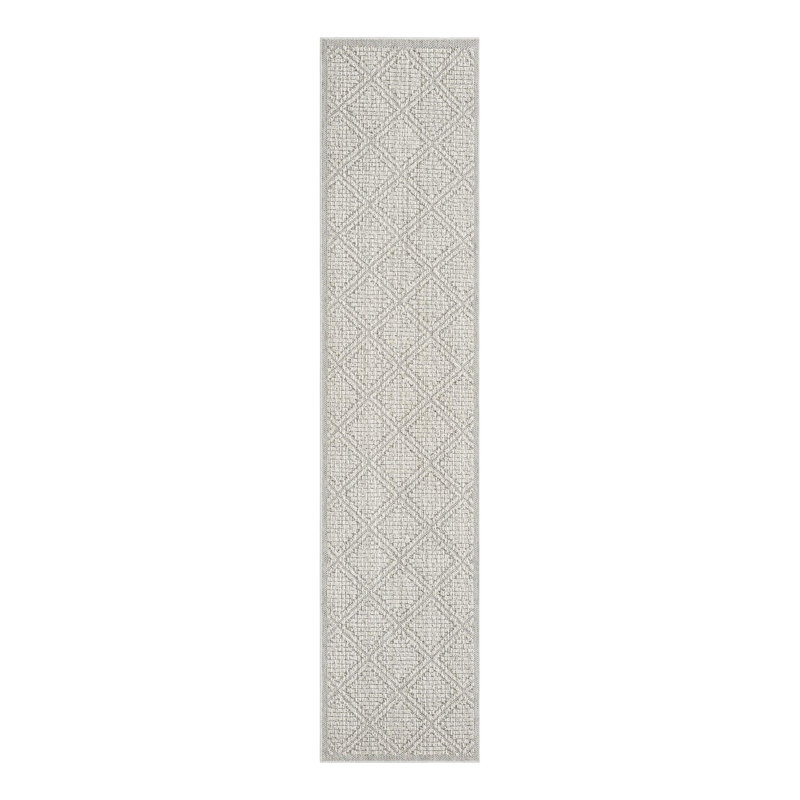 Indoor/Outdoor Trellis Area Rug, Runner 2'7" x 12'