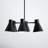 Anton 6 - Light Dimmable Cone Chandelier-54041970