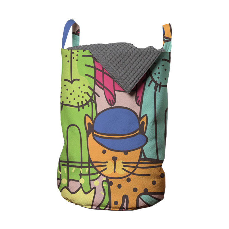 Fabric Laundry Bag with Handles