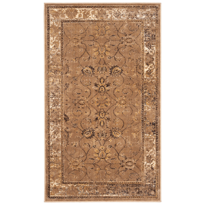 Evanoff Taupe Area Rug, Rectangle 3'3" x 5'7"