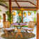 2 - Person Teak Wood Patio Dining Set with Round Table