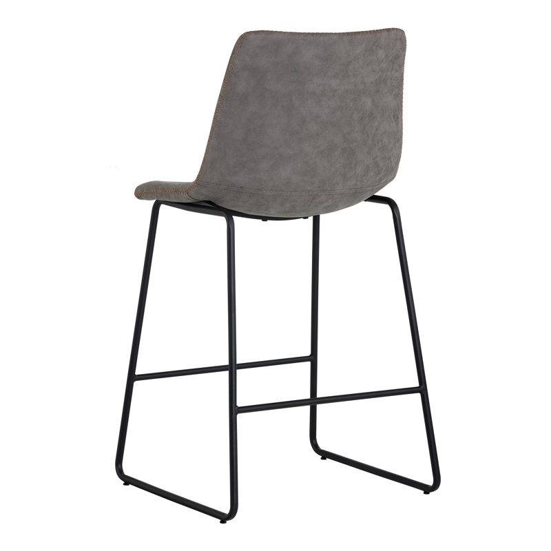 Cal Bar & Counter Stool, Gray, Counter Stool (26" Seat Height)