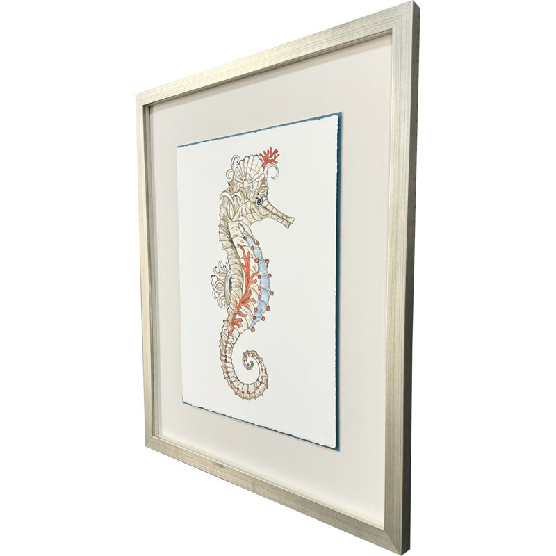 «Seahorse Celebration I», art encadré