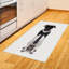 Tapis décoratif à longs fils en fibre de polyester à haute densité Pug-42030167