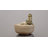15" H Meditating Frog Water Fountain W/LEDs