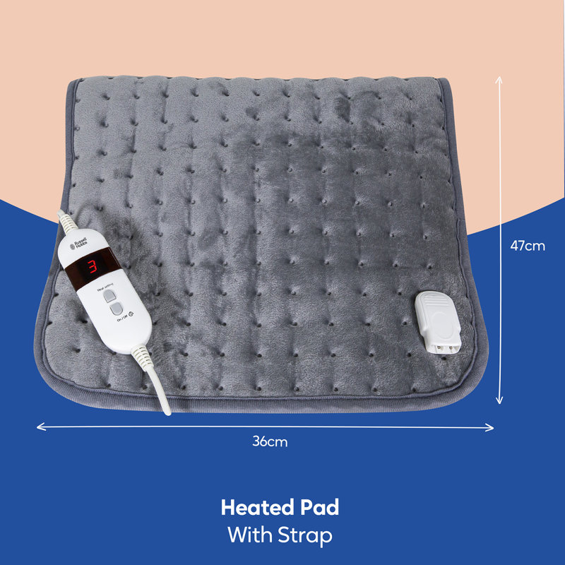 Russell Hobbs RHHPS1001 Heated Pad W/strap In Grey