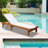 Brickfield 79" Long Reclining Eucalyptus Single Chaise